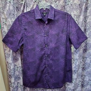 Alfani short sleeve button down shirt
